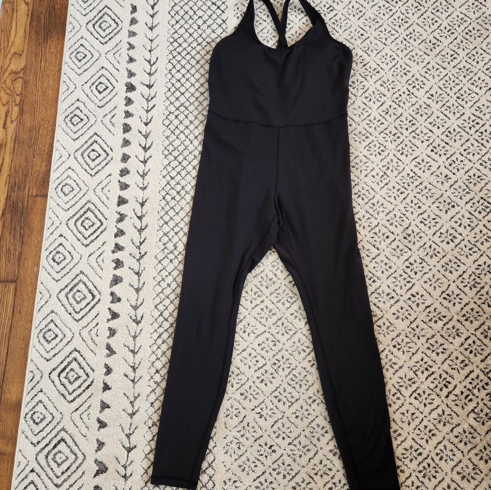 Lovesoft Yoga Workout Backless Bodysuit Dance Unitard Jumpsuit Gym Black XXL - Picture 8 of 13